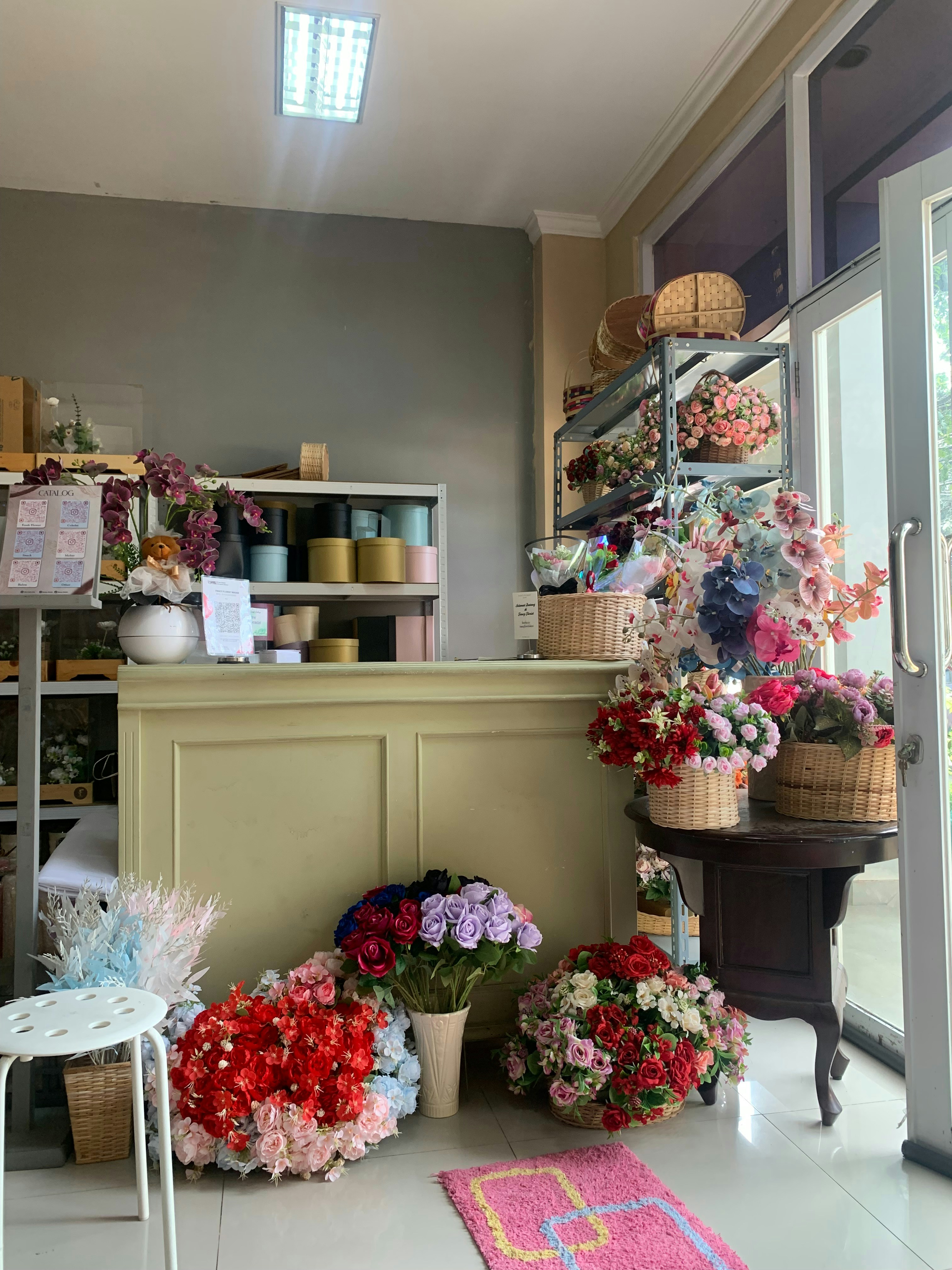 Our first flower cart in 2019
